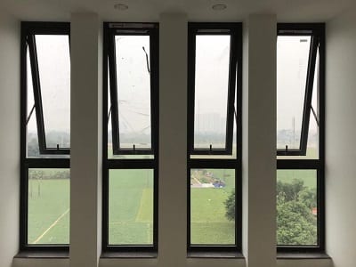 Cửa sổ hất nhôm kính Xingfa